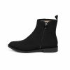 Black Flat Ankle Boots with Zipper — Amazon Essentials