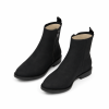 Bottines plates noires à fermeture éclair — Amazon Essentials