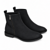 Damen-Stiefeletten Camilla schwarz Wildleder - schick & bequem