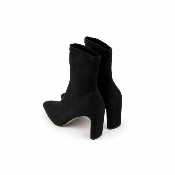 Jane Suede Heeled Boots — The Drop