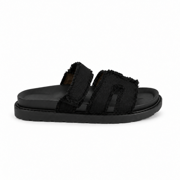 Claquettes homme noires