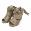 Sandalias de tacón Clara topo — Chattawak