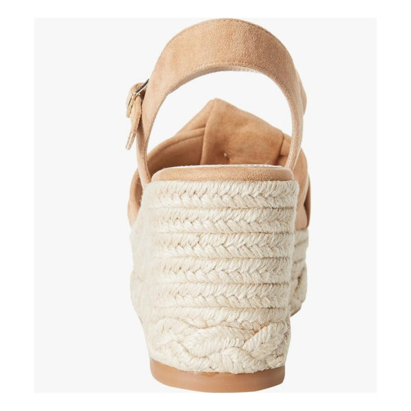 Sandalias de cuña tipo alpargata Jeremy tan — The Drop