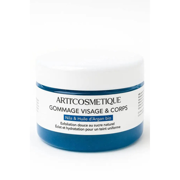 Nila Face and Body Scrub with Organic Argan Oil 100 ml — Articosmétique
