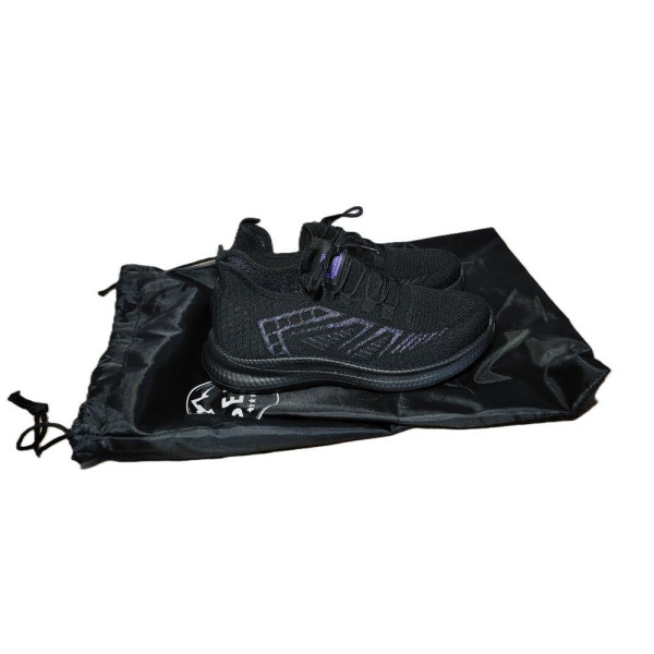 Premium design black sport shoes