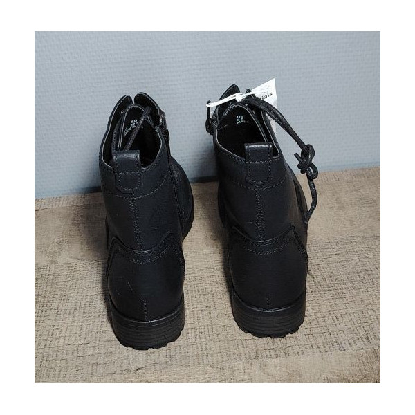Bottines rangers femme cuir effet vintage – COLLIN par MyGoodShop