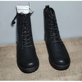 Bottines rangers femme cuir effet vintage – COLLIN par MyGoodShop