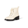 Bottes bout mocassin femme | Tendance premium écru