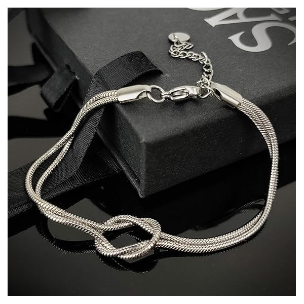 Braccialetto unisex in acciaio inossidabile - SAGA GIOIELLI®