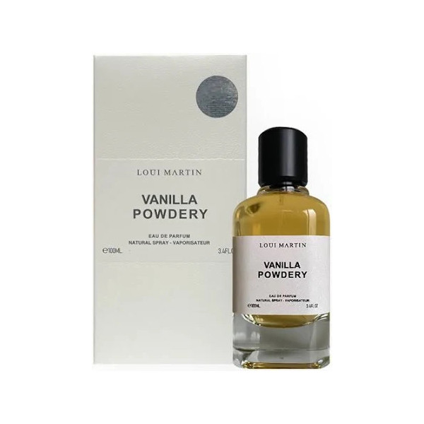 Pudrige Vanilleparfümflasche
